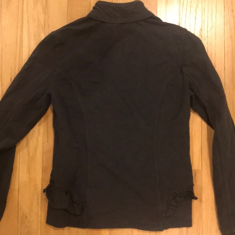 NWOT Benetton grey zip up - Picture 4 of 4